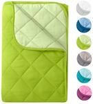 wometo Microfaser Sommer Steppbett Wende-Design 200x200 OekoTex - gr&uuml;n und hellgr&uuml;n
