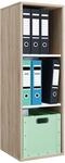 VCM Holzregal stehend | platzsparender Aktenschrank | Ma&szlig;e ca. H. 110 x B. 35...