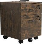VCM Rollcontainer Eiche Vintage 40x44x55 cm 2 Schubladen Serie Baula | Stauraum...
