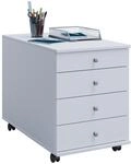 VCM Rollcontainer Beistellcontainer B&uuml;rocontainer Rollen rollbar Schublade...