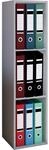 VCM Holzregal stehend | platzsparender Aktenschrank | Ma&szlig;e: H. 107 x B. 34 x...
