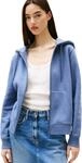 Tommy Jeans Damen Tjw Reg Flag Zip Thru Dw0dw19729 Kapuzenpullover Mit Durchgehendem
