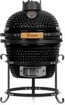 BBQ-Toro Kamado Grill Holzkohlegrill Haiiro &Oslash; 32 cm | Schwarz | Mini...