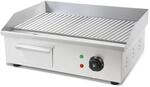 VERTES Grillplatte Bratplatte Plancha Grill Elektrisch 3000W aus Edelstahl