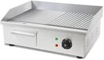 VERTES Grillplatte Bratplatte Plancha Grill Elektrisch 3000W aus Edelstahl
