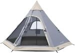 Skandika Tipi Zelt Hetta | Zelt f&uuml;r 4-6 Personen, 2-3 m Stehh&ouml;he, eingen&auml;hter