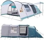 Skandika Tunnelzelt Hafslo 6 XL Sleeper Protect | Campingzelt f&uuml;r 6 Personen,