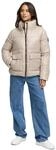 Navahoo Damen Winterjacke (S-3XL) - gesteppt, hochschlie&szlig;ender Kragen, Gummizug -
