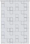 vidaXL Duschrollo 140x240cm Quadratmuster Duschvorhang Badewannenvorhang Rollo