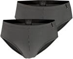 G&ouml;tzburg Herren Microfaser Slips, 2er Pack (XXL, schwarz | wei&szlig; gestreift)