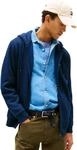 Tommy Jeans Herren Hoodie mit Rei&szlig;verschluss Flag Zip Thru mit Kapuze, Blau (Dark