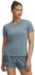 Under Armour Damen Launch Shortsleeve, atmungsaktives Laufshirt mit reflektierenden