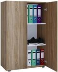B&uuml;roschrank mit 3 F&auml;chern | moderner Aktenschrank mit Dreht&uuml;ren | Ma&szlig;e ca....