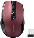 Ugreen - MU006 - draadloze optische muis USB 2.4 GHz/Bluetooth 5.0-4000 - DPI - Rood
