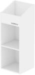 Glorious Record Rack 330 white - fortschrittliche Vinylstation mit 2-teiligem Layout,