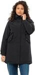 Jack Wolfskin Damen Talforst W Parka, Schwarz, S EU