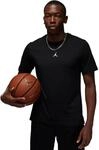 NIKE FN5829-010 M J DF SPRT SS TOP T-Shirt Herren Black/White Gr&ouml;&szlig;e XL