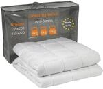 sleepling Gewichtsdecke 155x220 cm, 9 kg, Therapiedecke, Entspannungsdecke
