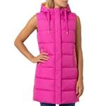 Zwillingsherz Damen Weste Steppweste &ndash; warme Winterweste mit Kapuze, leicht &