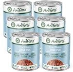 AniForte Barf Hundefutter Nass Ziege Pur 6 x 400g &ndash; Fleisch Pur, Barffleisch f&uuml;r