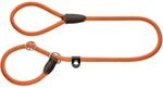 Hunter Retriever-Hundeleine Freestyle, Farbe: orange, integrierte Halsung, stufenlos