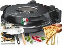 KESSER&reg; Pizza-Ofen elektrisch bis 400 Grad | Elektrischer Pizzab&auml;cker 1200W mit
