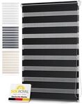 Sol Royal Doppelrollo Klemmfix ohne Bohren Fensterrollo Innen | 85x150 cm...
