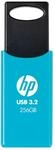 HP 712w USB 3.2 Gen 1 Flash Drive 256GB, blau, bis zu 120 MB/s Lesegeschwindigkeit