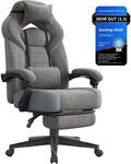 SONGMICS Gaming-Stuhl, ergonomisches Design, mit Fu&szlig;st&uuml;tze