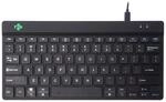 R-Go Compact Break Tastatur, QWERTY US Layout, Mit Pausenanzeige, Ergonomische