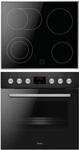 Amica ACHE 9336 SM Herd-Set mit Umluft / Backofen mit Kochfeld und Edelstahlrahmen /
