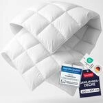 Blumtal Ganzjahresdecke 200x200 cm - Oeko-TEX zertifizierte Bettdecke Ganzjahr -