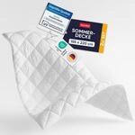Blumtal Sommerdecke 155x220 cm im 2er Set - Oeko-TEX zertifizierte Sommerdecke