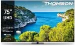 Thomson 75 Zoll (190cm) 4K Ultra HD Smart Google TV, Wi-Fi, Dolby Audio, HDR10,