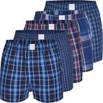 MG-1 5 er Pack Webboxer Boxershorts Boxer Shorts Herren SPARPACK M - 3XL kariert,