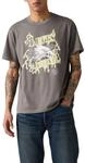 Ss Relaxed Fit Tee Lightning Eagle Smoke