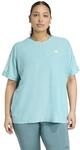 adidas Damen Own The Run Base Tee, Mint ton, XL
