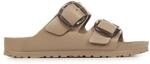Birkenstock Damen - Sandaletten Arizona Big Buckle Eva in beige High-Tech
