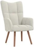 vidaXL Relaxsessel, Sessel mit Stahlrahmen Holzbeinen, Relaxstuhl Polsterstuhl...