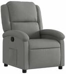 vidaXL Relaxsessel Dunkelgrau Stoff