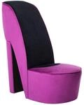 vidaXL Schuhsessel High Heel Design Sessel Stuhl Polstersessel Wohnzimmersessel