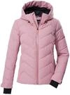 killtec Damen Skijacke/Steppjacke/Funktionsjacke in Daunenoptik mit Kapuze und
