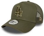 New Era Outline Trucker Adjustable Cap LA Dodgers Khaki, Size:OneSize