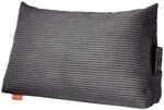 sleepling R&uuml;ckenkissen f&uuml;r Bett und Sofa 70x40x20cm, Cord Dunkelgrau | Keilkissen,