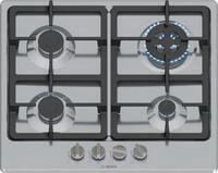 Bosch PGH6B5K90 Serie 4 Gasherd, Wokbrenner: Leistung bis 3,3 kW, Grillroste aus