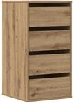 vidaXL Kommode, Sideboard mit 4 Schubladen, Schubladenschrank Schrank f&uuml;r