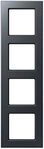 Jung Rahmen 4-Fach A 5584 BF ANM Waage/senkrecht Abdeckrahmen 4011377173002