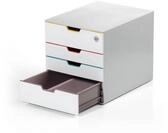 Durable Schubladenbox A4 (Varicolor Mix Safe) 4 F&auml;cher, mit Schloss & Etiketten zur