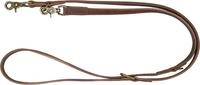 TRIXIE Hundeleine aus Leder Rustic V-Leine Leder M&ndash;L, 2,00 m 20 mm in dunkelbraun -