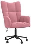 vidaXL Relaxsessel Rosa Samt